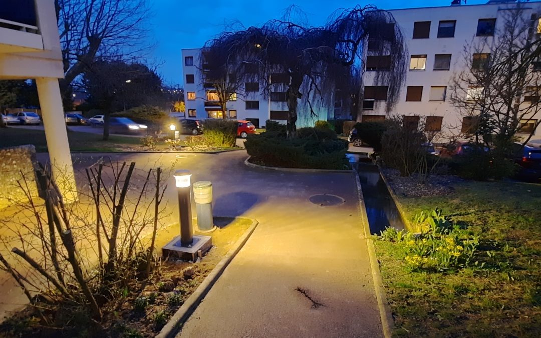 ECLAIRAGE DE NOTRE PARC : LES NOUVEAUX ECLAIRAGES SONT INSTALLES, VENEZ LES VOIR !